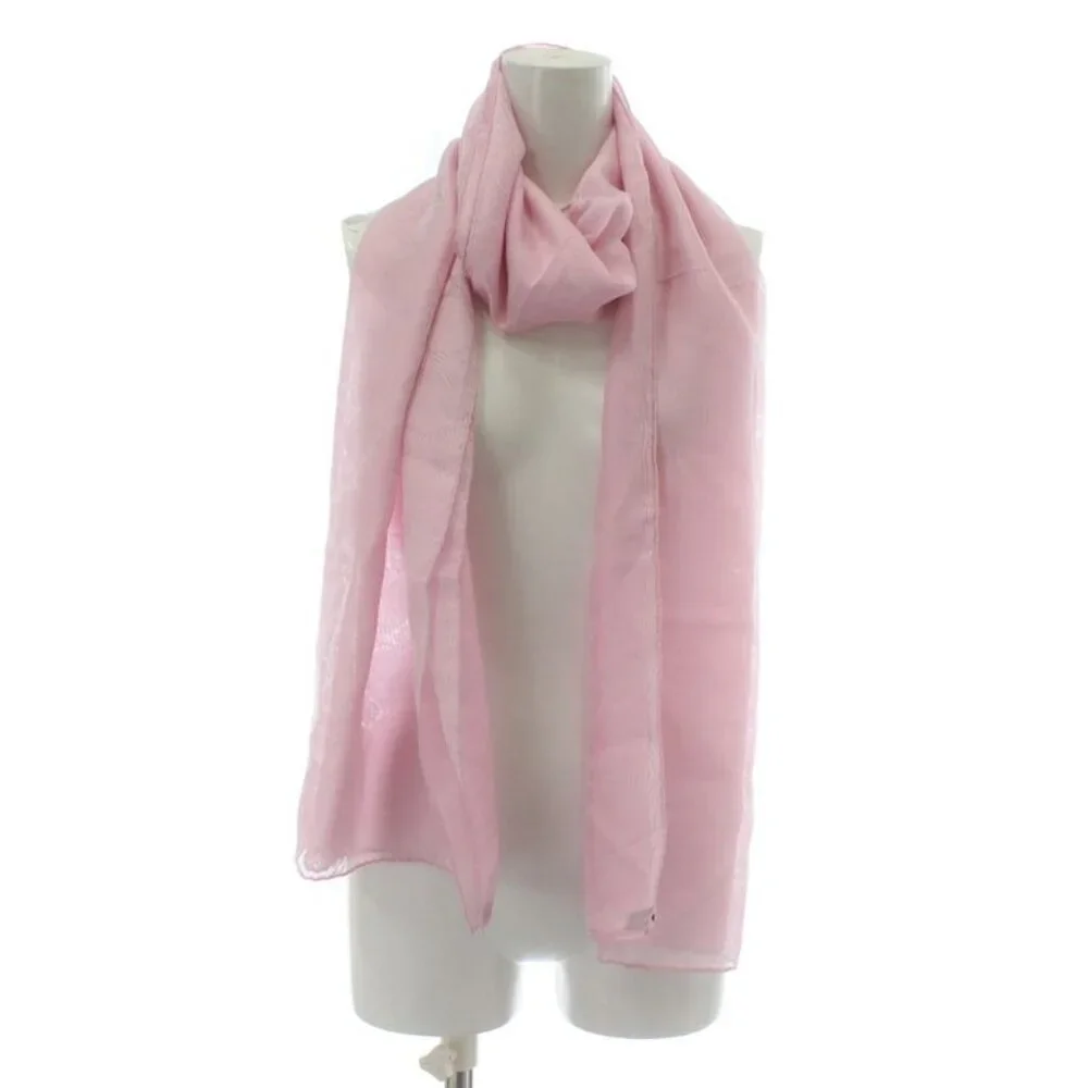 Dior Shawl Large Silk Cannage Pattern Pink XZ OH - Picture 5 of 5